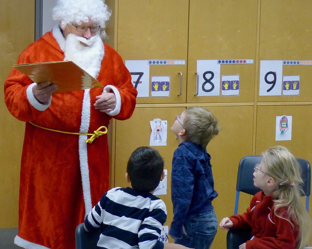 Nikolaus in der Focus-Schule
