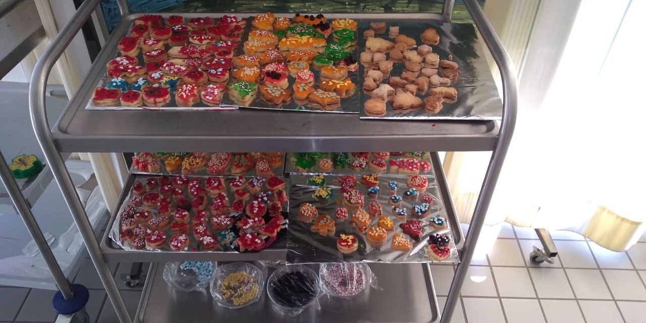 In der Weihnachtsbäckerei