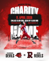 Flyer Charity Football Spiel